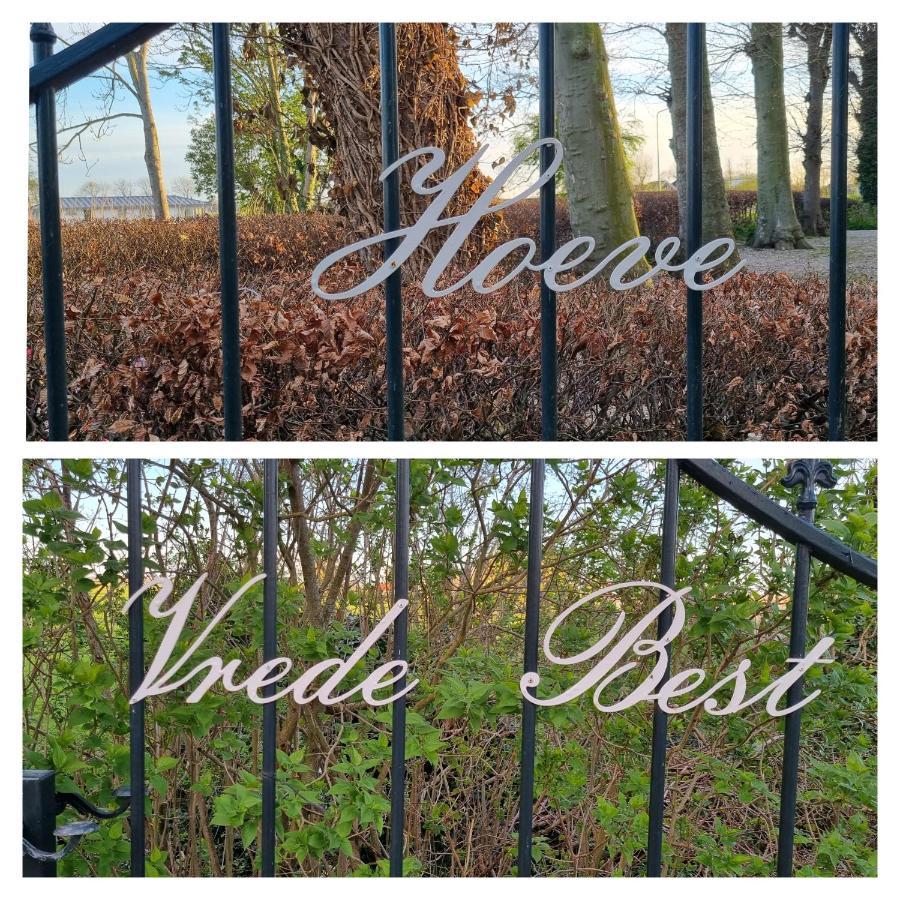 Het Voorhuis Boerderij Hoeve Vrede Best Weesp Exteriér fotografie
